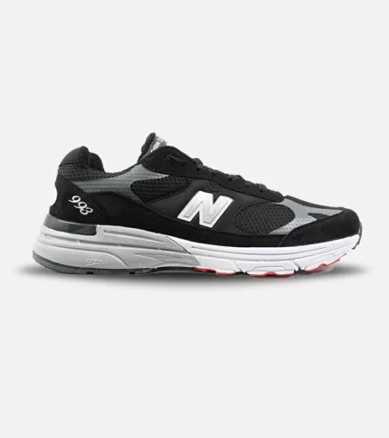 کفش کتانی بزرگ پا مشکی سفید NEW BALANCE 993 مدل 3116