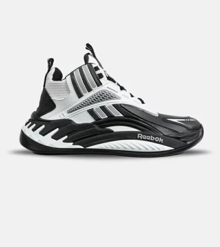 کفش کتانی ساقدار مشکی سفید  Reebok Shaq Attaq مدل 6624