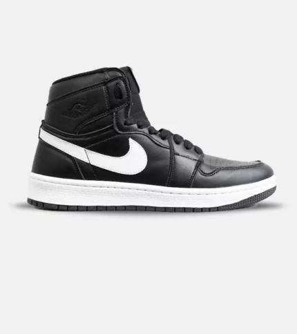کتانی ساقدار زنانه و مردانه مشکی سفید Nike air jordan 1 مدل 6619