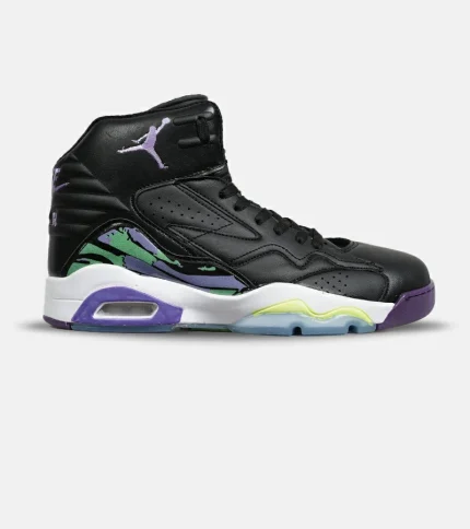 کفش کتانی ساقدار مردانه مشکی بنفش سبز Nike air jordan 6 مدل 6929