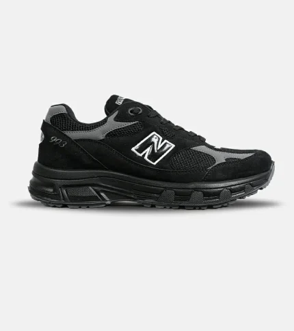 کفش کتانی بزرگ پا مشکی طوسی NEW BALANCE 993 مدل 6952