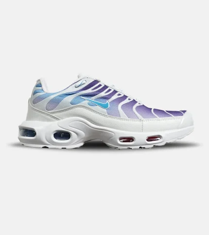 کفش کتانی مردانه سفید بنفش آبی NIKE AirMax Plus TN Ultra مدل 7002