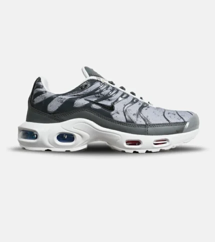 کفش کتانی مردانه سفید طوسی NIKE AirMax Plus TN Ultra مدل 7031