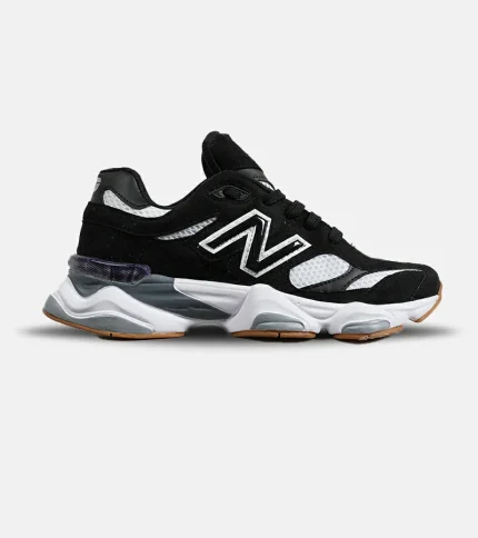 کفش کتانی مردانه و زنانه مشکی سفید طوسی NEW BALANCE 9060 مدل 7097