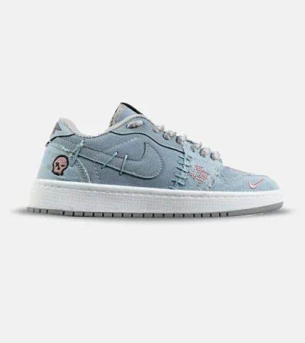 کفش کتانی مردانه و زنانه آبی نایک NIKE jordan Vodoo مدل 7135